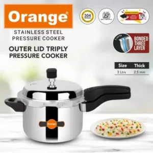 Stainless Steel Triply Pressure Cooker